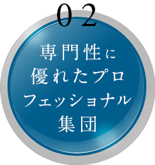 専門性に優れたプロフェッショナル集団